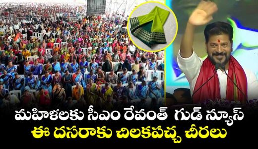 cm-revanth-reddy-announced-that-parrot-green-sarees-would-be-distributed-to-women-for-this-dasara_Y6aPnJiQuA